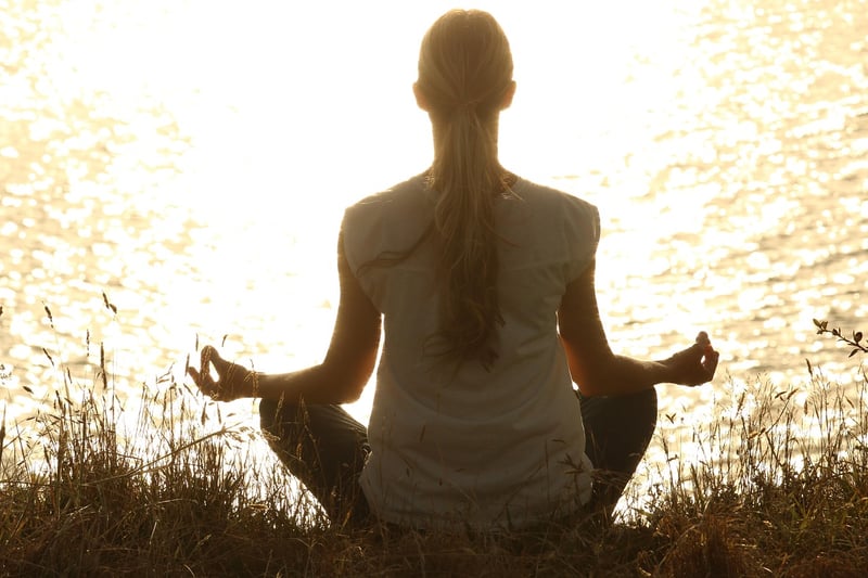 Yoga Woman Meditation Sunrise